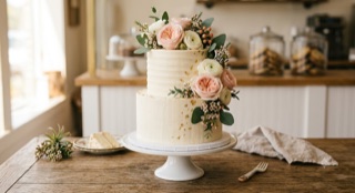 Freshly baked cakes at Bake Masters