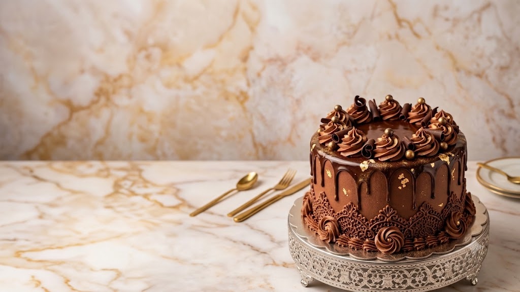 Premium chocolate drip cake by Bake Masters